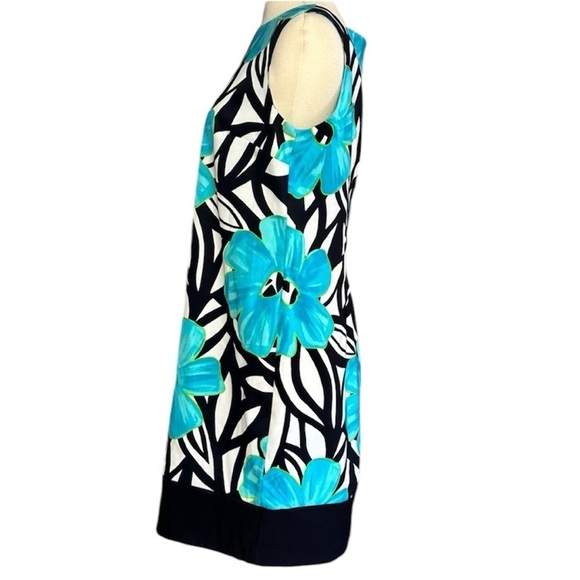 AB Studio Floral Sleeveless Dress 12 - Picture 5 of 6